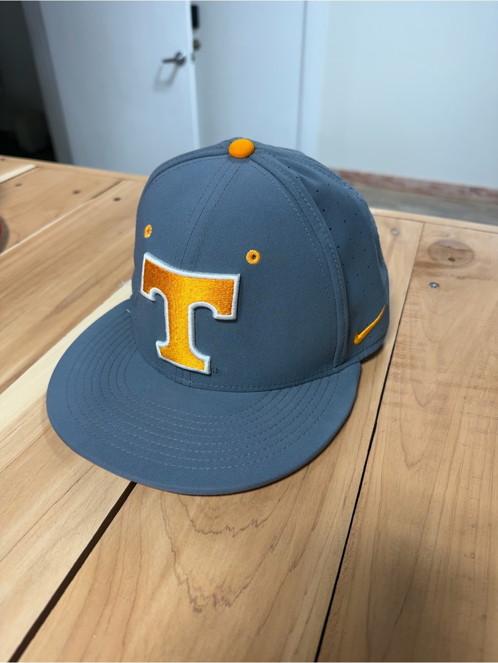 Nike Tennessee Volunteers Vols Gray Orange Fitted Hat Cap